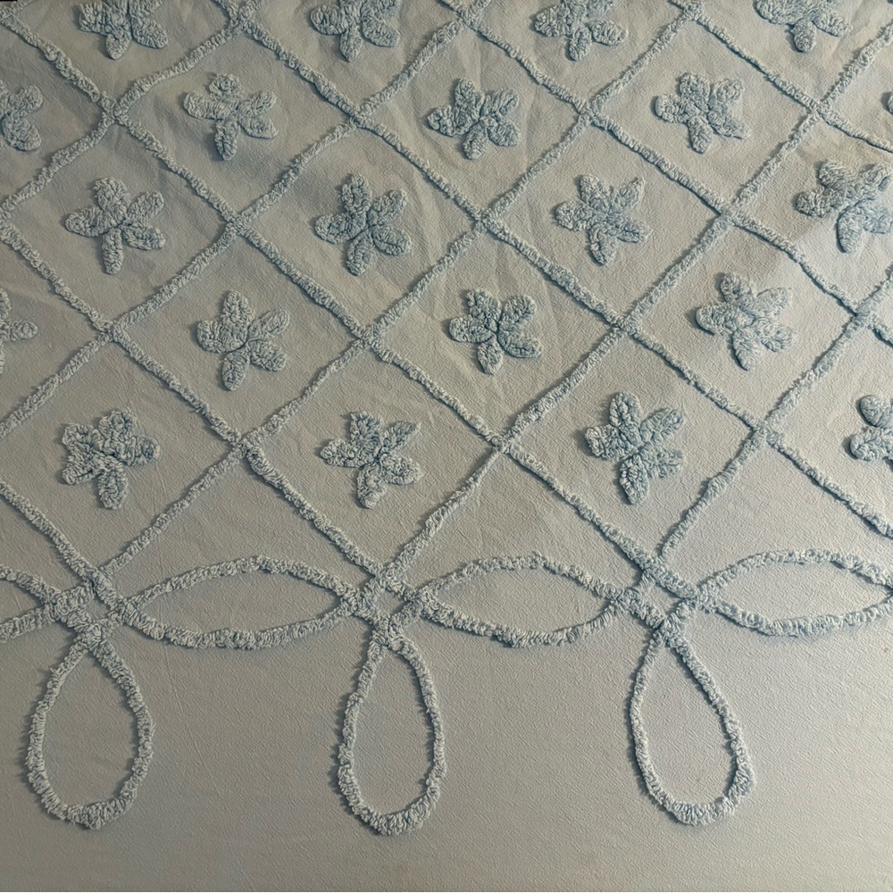 Mary Jane Farms bed spread. Chenille.